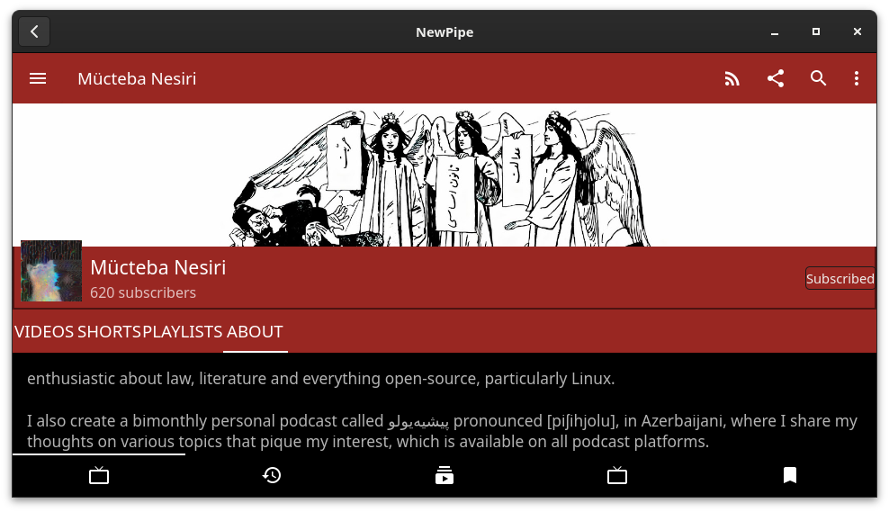 How to Set NewPipe as Default YouTube App on Arch Linux GNOME | Tutorial Cover Image